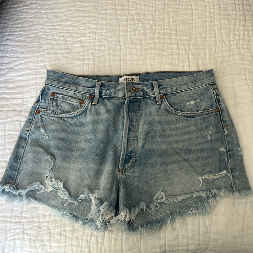 Agolde Parker vintage cutoff shorts in swap meet